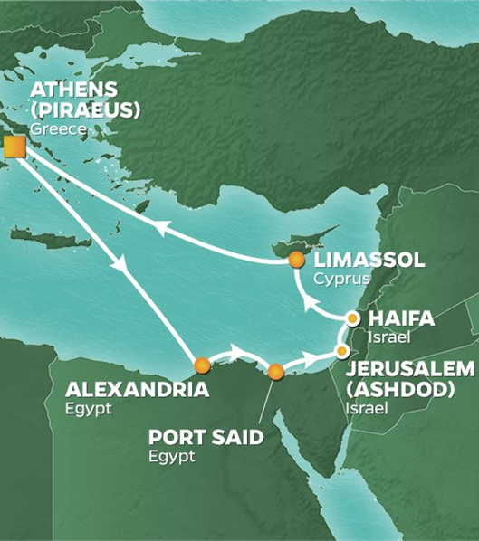 egypt to israel cruise